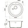 Мойка OMOIKIRI YASUGATA 48R-BL Tetogranit/черный 4993130